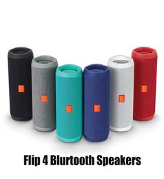Flip 4 Bluetooth Speaker Portable Mini Wireless Flip4 Outdoor Waterproof Subwoofer Speakers Support TF USB Card2300363