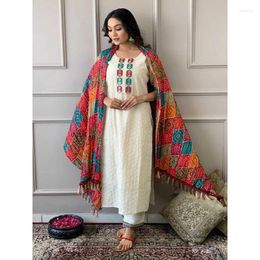 Ethnic Clothing Salwar Kameez Suit Party Wear Women Palazzo With Dupatta Set Kurti
