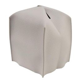 Tissue Boxes Napkins Box Cover Refined Modern PU Leather Square Holder Decorative HolderOrganizerWhite16654156391560