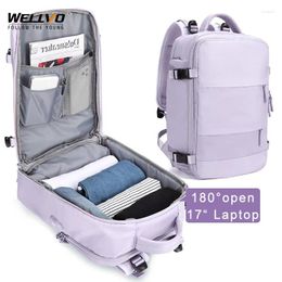 Backpack 17 Laptop Multifunction Travel Fashion Student Book Bags Large Capacity Travelling Bag USB Charging Mochila XA82C