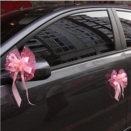 Decorative Flowers Wedding Car Decoration Accessories Door Handles And Rearview Mirror Flower Floral Decor