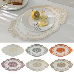 Table Mats Napkin Lace Embroidered Party Wedding Home Decorations Po Prop Cover Retro Vintage Hollowed Out Cloth