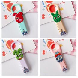 Other Items Mticolored Rabbit Cartoon Nail Clippers Stainless Steel Kawaii Tra Sharp Sturdy Cutters Portable Set For Students Children Otsqu