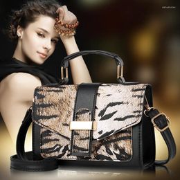 Shoulder Bags Korean Version Of The Trendy Women's 2024 Fashion Hit Colour Zebra Crossbody Bag Women Handbags