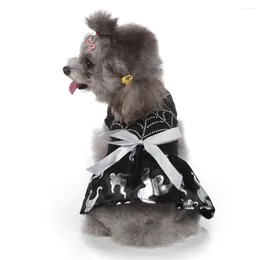 Dog Apparel Halloween Pet Cosplay Costume Soft Polyester Black For Christmas Birthday Parties Small Medium Cats