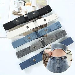 Belts Stretch Elastic Waist Band Invisible Belt Buckle-Free For Women Men Jean Pants Dress No Buckle Easy To Wear