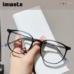 Sunglasses Frames Vintage Round Anti-blue Light TR90 Eyeglasses Frame Retro Big Face Comfortable Optical Prescription Glasses For Men Women