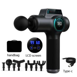 Products Handheld 99speed Deep Tissue Fascial Percussion Masage Gun with LED Touch Screen for Muscle Fascia Massager ddmy3c