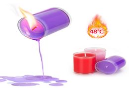 3 Colours Candles Flirting Candle Low Temperature Candle Wax Drip Erotic Adult Sex Toys for Couple SM Adult Games Flirt Toys9088140