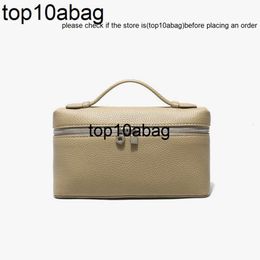LP bag Loro Piano Bags Designer Cosmetic Evening Bag Lp19 Genuine Leather Lunch Bag New Bag Litchi Pattern Cowhide Handbag Simple Bag for Women 380r loropina