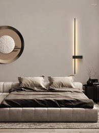 Wall Lamp Modern Nordic Minimalist Creative Long Strip For Bedroom Living Room Hallway Staircase Background Light
