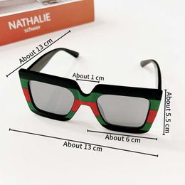 2022 Girl Boys Personalized Street Shooting Rectangle with Letters Children Lovely Kids UV400 Sunglasses 1b6dd