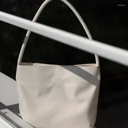 Shoulder Bags Korean Fashion Brand Design Tote Bag Armpit Nylon Embroidered Handbag Women's Simple Small Candy Colour