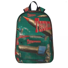 Backpack Thunderbirds 1 Spaceship Officially Licenced Fan Art Backpacks Book Bag Shoulder Laptop Rucksack Children School