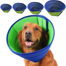 Dog Collars Pet Recovery Collar Adjustable Soft Cone Lightweight Breathable After Protection Supplies