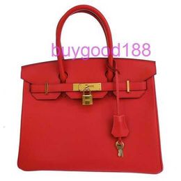 Aa Bridkkin Exquisite Luxury Designer Ladies Classic Fashion Tote Shoulder Bags 30 Red Leather Handbag Authentic
