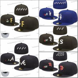 15 Colors 2024 Men's Baseball Fitted Hats Good Quality Flat Chicago Basketball Full Size Closed Caps Black Heat Size Chapeau Hip Hop Popular Street Sports Bone M17-02