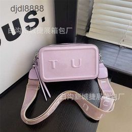 Small Square Womens 2024 New Wide Shoulder Strap Crossbody Versatile Casual Letter Phone Bag Bags
