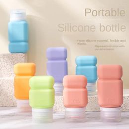 Storage Bottles Squeeze Silicone Refillable Portable Large Capacity Empty Lotion Container 90ML Shower Gel Bottle Travel