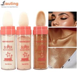 1PC Fairy Powder Highlighter Shimmer Contour Blush Shade Glitter Women IlluminateMakeup High Light 240510