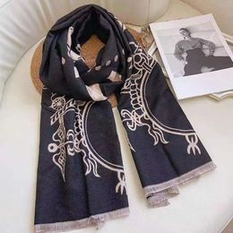Шерстяные шарфы зимняя весна 100% кашемирные шарф -шарф модные мужчины женщины дизайнер классический писем