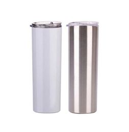 custom 20oz 30oz sublimation straight skinny tumbler stainless steel tumbler double walled vacuum insulated with sealed lid and me9312736