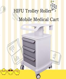 2022 Accessories Parts Hifu Trolley Roller Mobile Medical Cart With Draws Assembled Stand Holder For Salon Spa Hifu Machine6267471