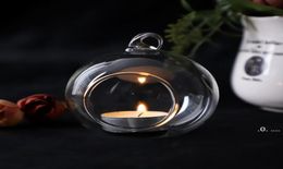 NEW60MM Hanging Tealight Holder Glass Globes Terrarium Wedding Candle Holders Candlestick Vase Home el Bar Decoration EWA64873046967