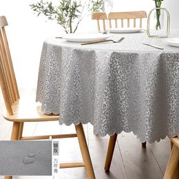 Table Cloth A365style Waterproof And Oil-proof Disposable Tablecloth_el Restaurant Household Pvc Large Round Tablecloth Tablec
