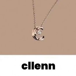 Jewelry Necklaces white Plated 925 Silver Graduated Luxury Brand Designers Letters Geometric Famous Women Round Crystal Rhinestone Gold 686926