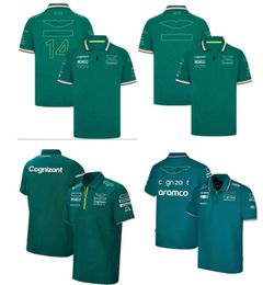 2024 New F1 Racing Polo Shirt Short Sleeve Shirt Same Customised