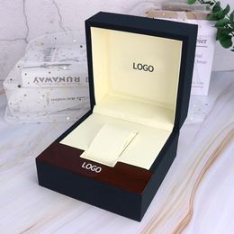 Leather Watch Box Casket Storage Watch Pillow Organiser Square Display Box Package Single Cabinet Case Jewellery Luxury Gift 248w