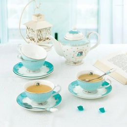 Cups Saucers Luxury Coffee Set High Appearance Level European Cup Household Bone China English Afternoon Tea INS Wind