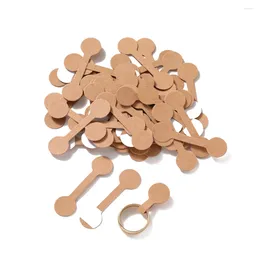 Jewelry Pouches 100pcs Barbell Self Adhesive Price Stickers Tags For DIY Necklace Bracelet Labels Packaging Supplies Small Businesses