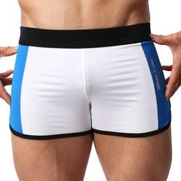 Men's Swimwear Men Swimsuit Beach Sport Swim Trunks Mens Surf Swimming Shorts For Men Swimwear Boxer Quick Drying Y240517