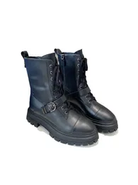 Boots Lace-up Fashionable Personality Handsome Comfortable Versatile 2024 Fall And Winter 0123