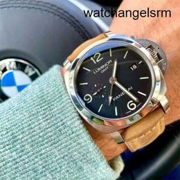 Designer Wrist Watch Panerai Luminor Series Swiss Luxury Tough Man Leisure Calendar Luminous Diving Sports Watch Men's Watch PAM00320 Black Disc Watch 44mm