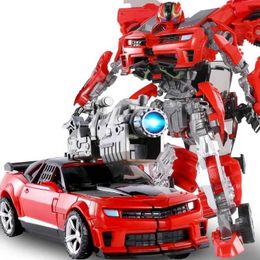 Other Toys Inventory 6699 New Arrival Transformation Robot Car Model Toy Animation Version Action Picture Classic Transformation Childrens and Boys Gift s5178