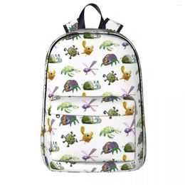 Backpack Bugsnax Sticker Pack Backpacks Large Capacity Student Book Bag Shoulder Laptop Rucksack Fashion Travel School