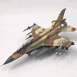 6 Aircraft Model Toy 1 72 Scale F-16I Sufa Fighter Model Die Casting Alloy Aircraft Model Toy Static Collection 240517