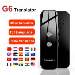 G6multi-language translator pen smart voice translation headset simultaneous interpretation translator wireless Bluetooth real-time offline translation stick