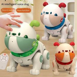 Other Toys Childrens toy intelligent robot dog tape music lighting multifunctional pet robot interactive toy s5178