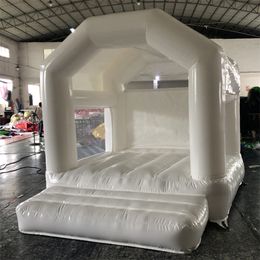 3.3x3m Tents and shelters commerical inflatable castles with better quality tarpaulin mini toddler playground/kids bounce with clear side walls.