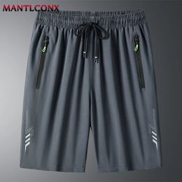 Gym Fitness Mens Shorts Quick Dry Elastic Workout Short Pants Man Summer Casual Training Running Sports Men Jogging 240513