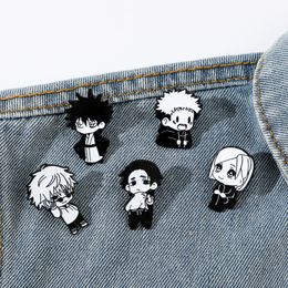 Jujutsu Kaisen japanese cartoon cool enamel pin Cute Anime Movies Games Hard Enamel Pins Collect Metal Cartoon Brooch Backpack Hat Bag Collar Lapel Badges