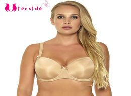 Bras Mierside 655 Women BlackBeige Plus Size Bralette Push Up Solid Colour Underwear Sexy Comfortable 3646 DDDDDDEFG8847041