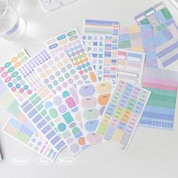 Sheets Index Stickers Book Kawaii Multifunction Journal Planner Classification Marks DIY Scrapbooking Label Tag