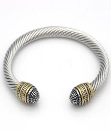 Fashion Men Women High Quality Metal Twisted Bracelet Bangles Glamour Party Prom Jewellery 2207163245225
