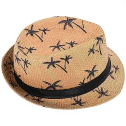 Berets Hawaiian Hat Sun Hats Summer Travel Decorative Beach Straw Party Polyester Cloth For Use