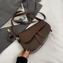Trend Wholesale PU Leather Sling Bag Shoulder Bags Small Lady Luxury Wallets and Purses Fashion Women Shoulder Saddle Bag